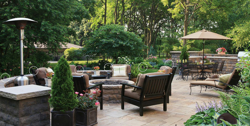 Inspiration for a large transitional backyard patio remodel