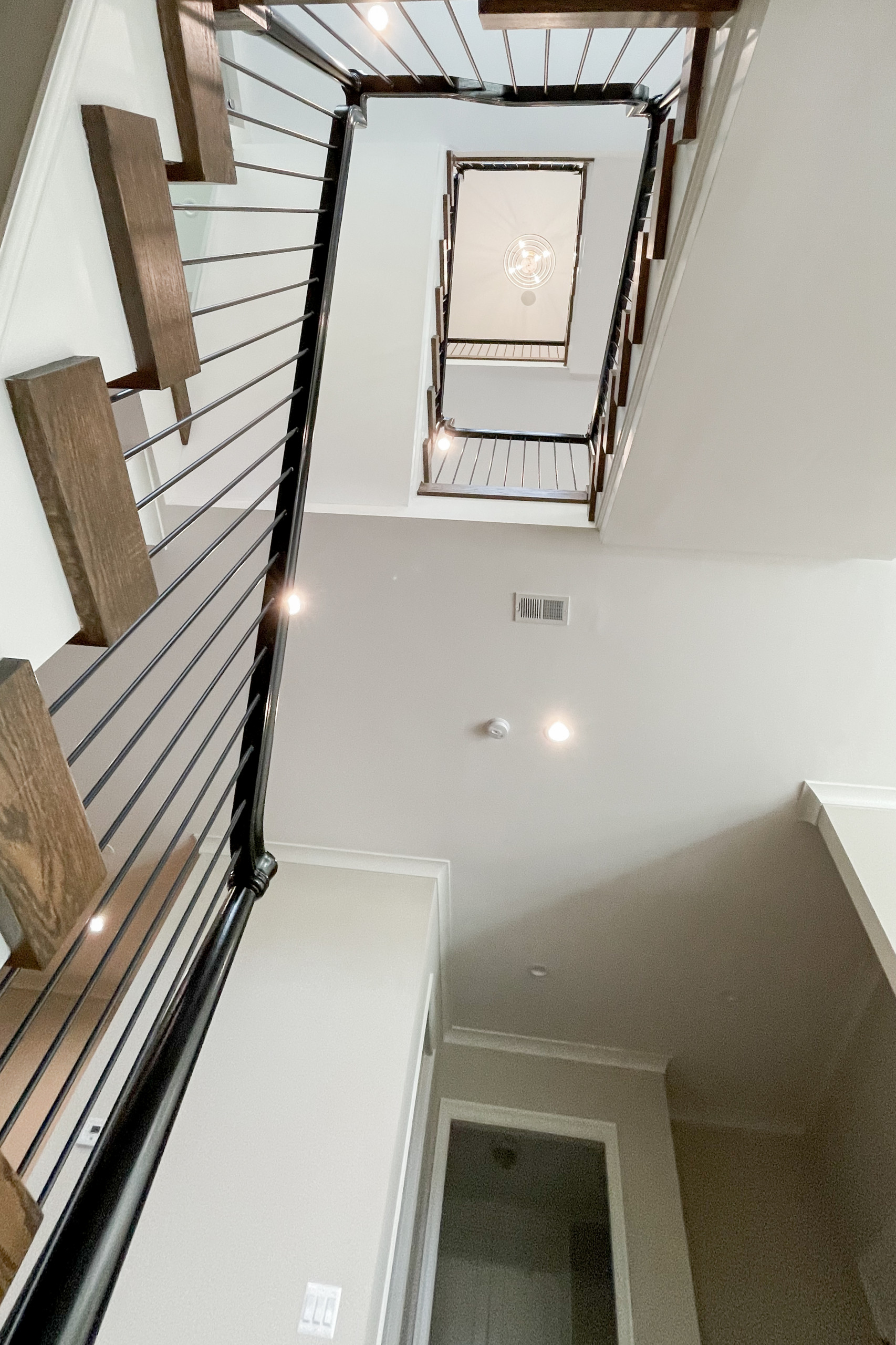 89_Eclectic and Edguy Staircase in French Contemporary Residence, McLean VA 2210