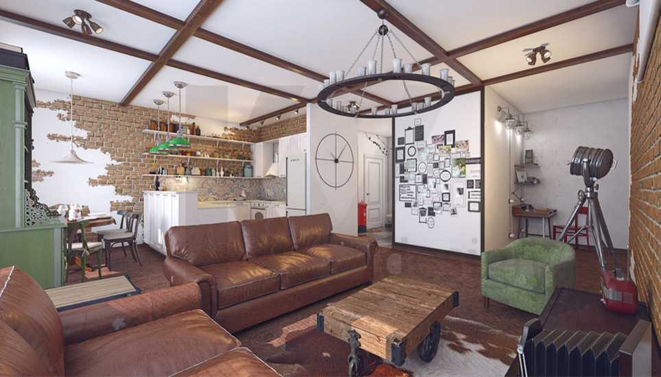 Трешка в стиле "Лофт"