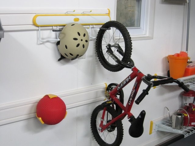 Bike Storage - Vertical Bike Rack with TekTrak - the complete solution