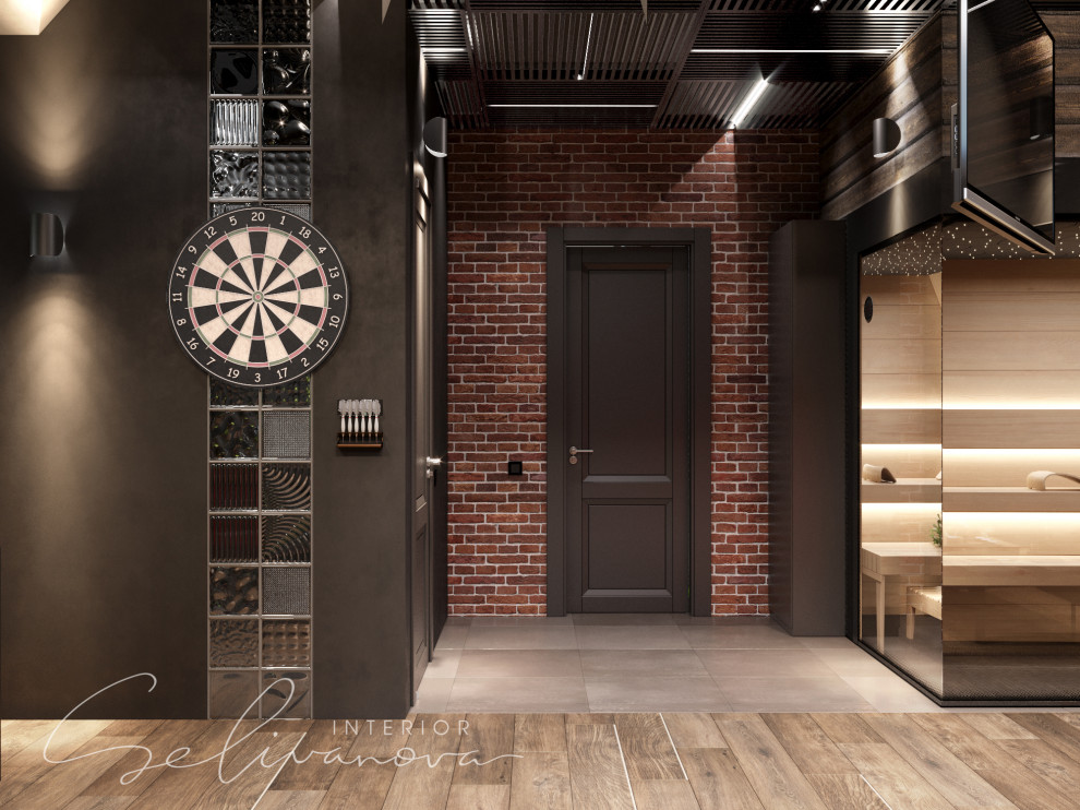 Комната отдыха с сауной в частном доме