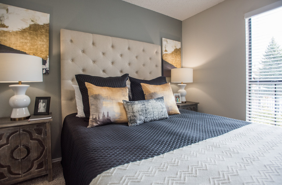 Bedroom - transitional bedroom idea in Denver