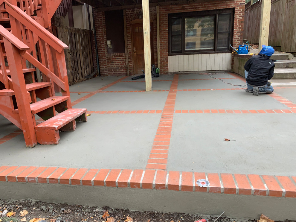 Concret patio
