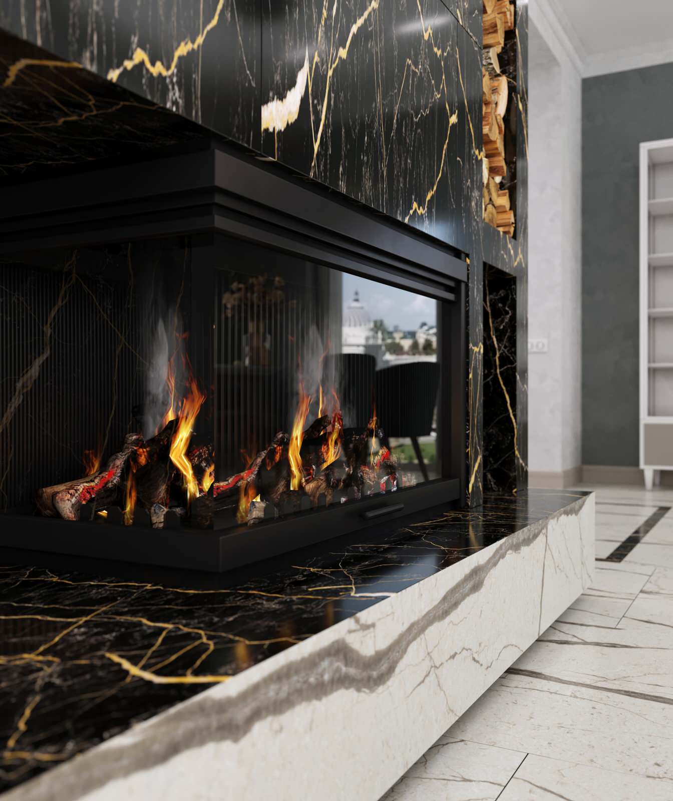 Комфортный интерьер индивидуального жилого дома