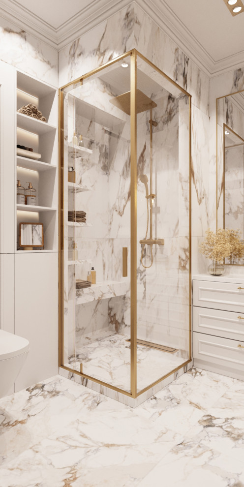 5. Calm classic. Большой санузел