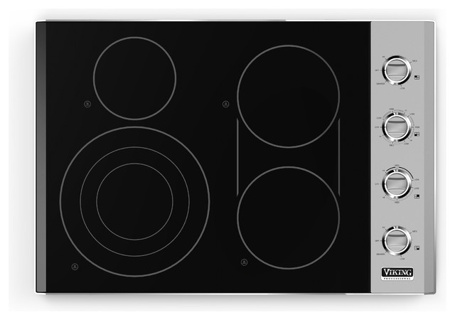 Viking Professional 30" Smoothtop Electric Cooktop, Stainless Steel | VEC5304BSB