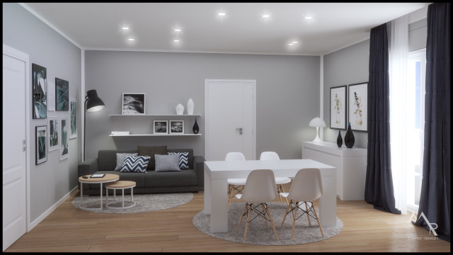 Appartamento Gadaleta minimalistisch-wohnbereich