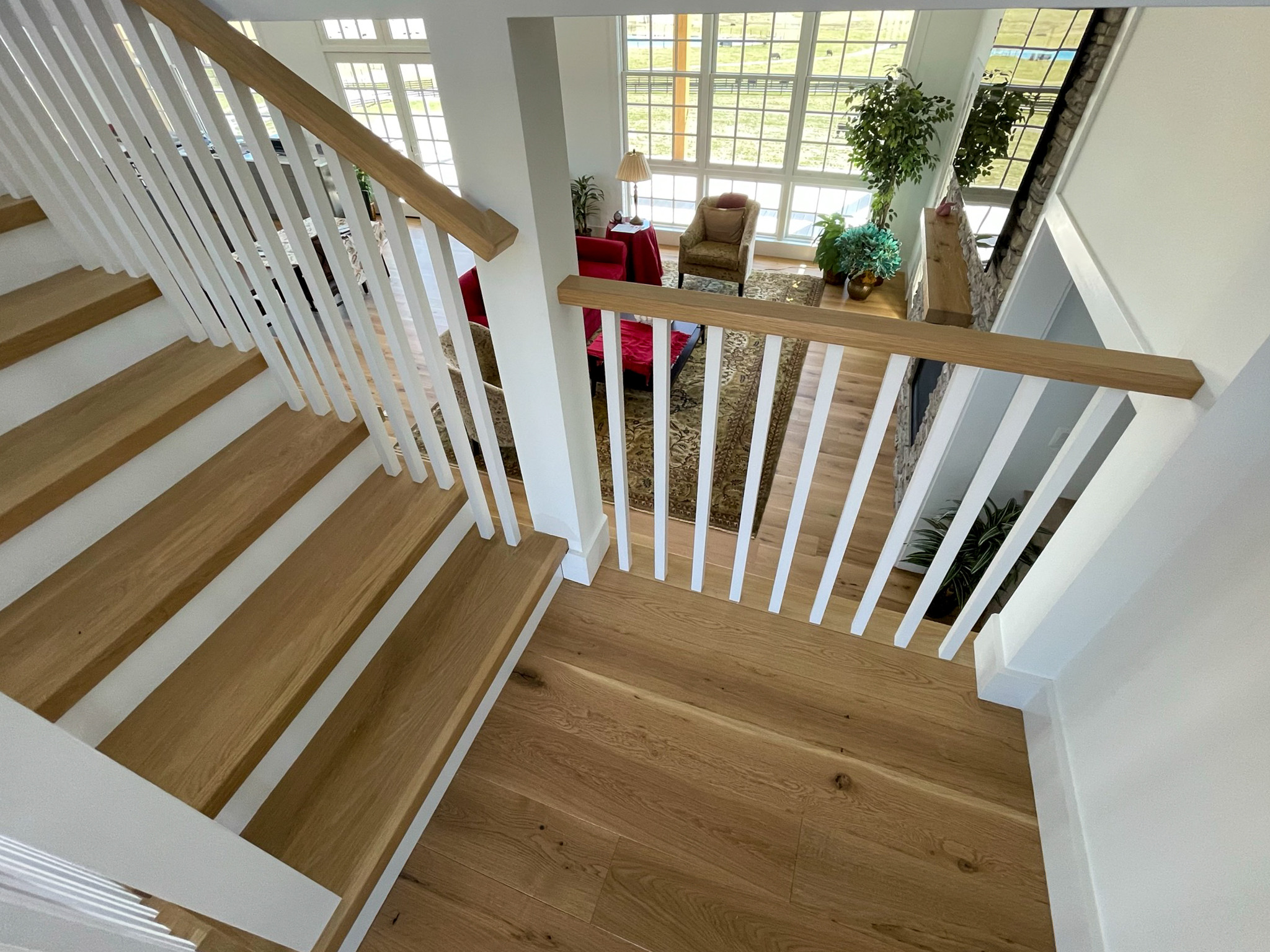 91_U-Shaped Floating Staircase Surrounded by Bucolic Mountain Views, Winchester,
