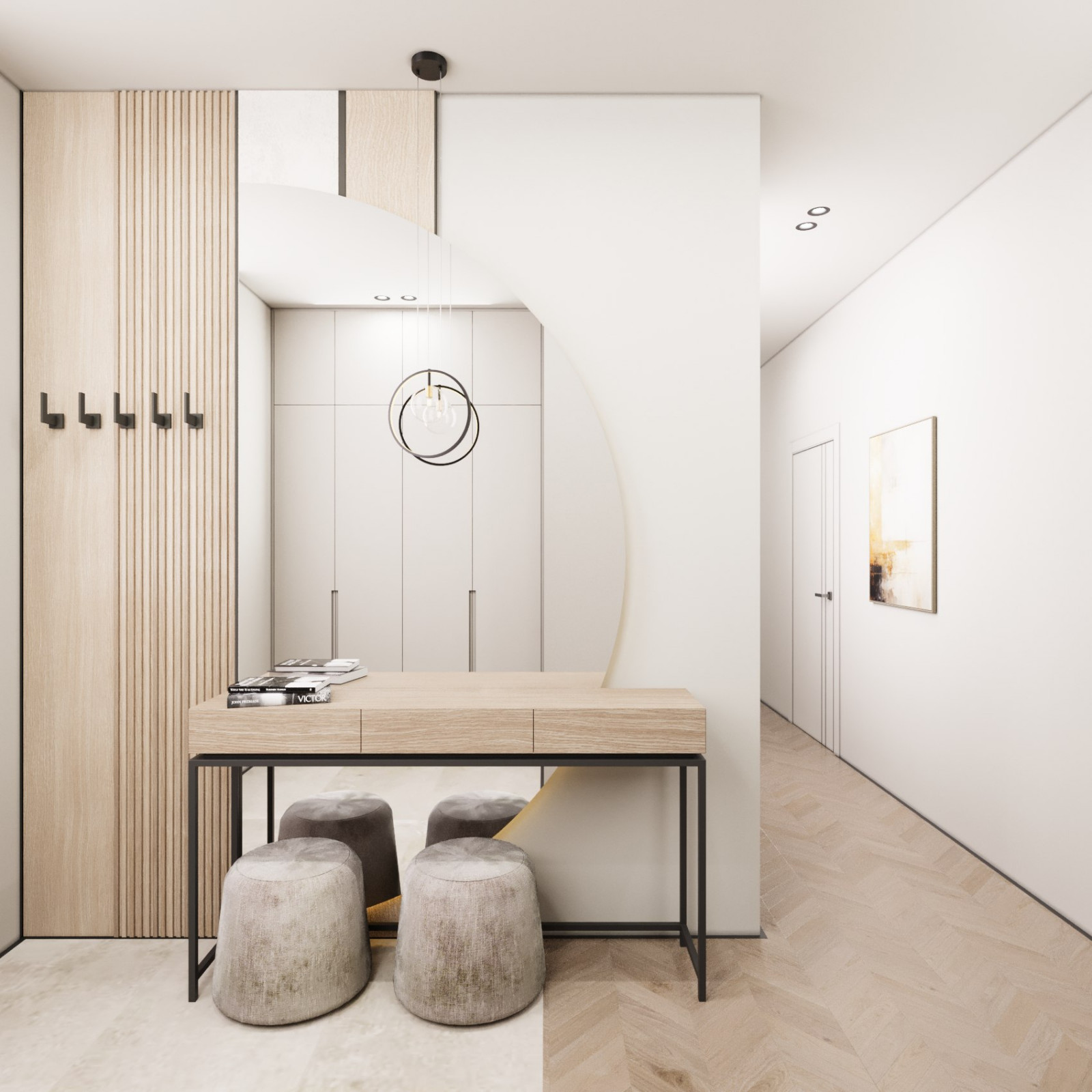 Современный минимализм прихожая