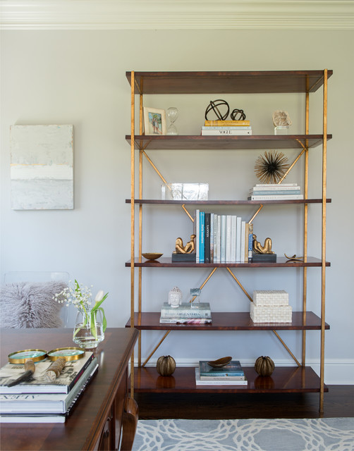 Shingle Style New Construction transitional-home-office