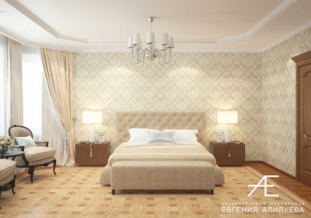 Спальня в доме в пос. Сосновка