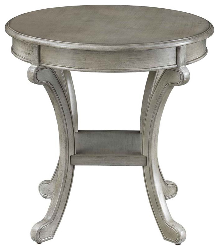 Round Accent Table Traditional Side Tables And End Tables by HedgeApple Houzz