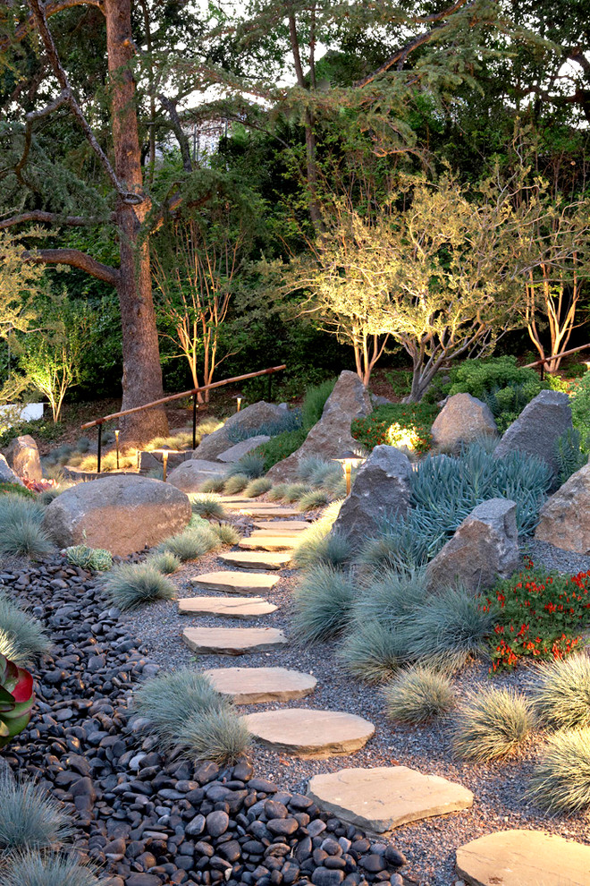 Design ideas for an asian landscaping in Los Angeles.