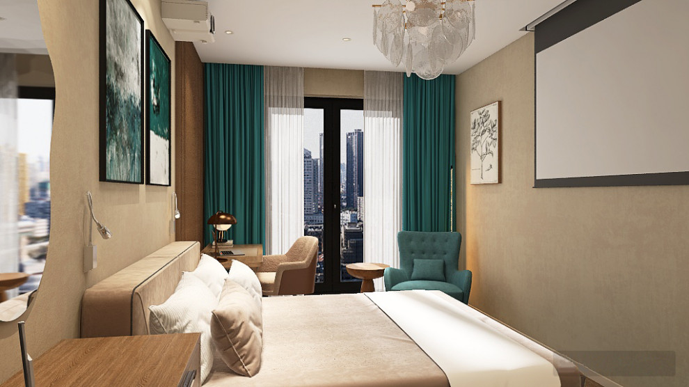 Проект трехкомнатной квартиры 66,8 кв.м.