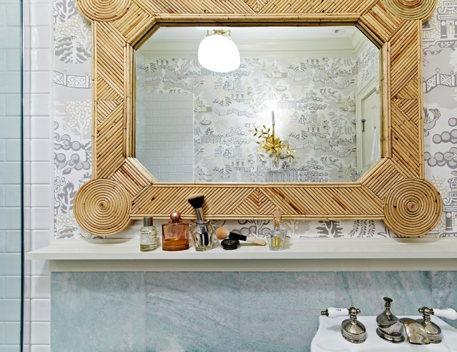 Hoboken Townhouse modern-badezimmer