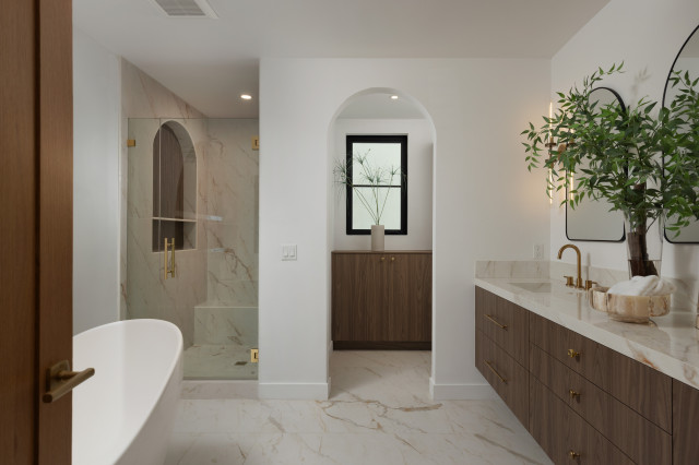 Primary Bathroom Remodel with Soaking Tub contemporary-bathroom