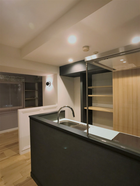 Compact One Room moderne-cuisine