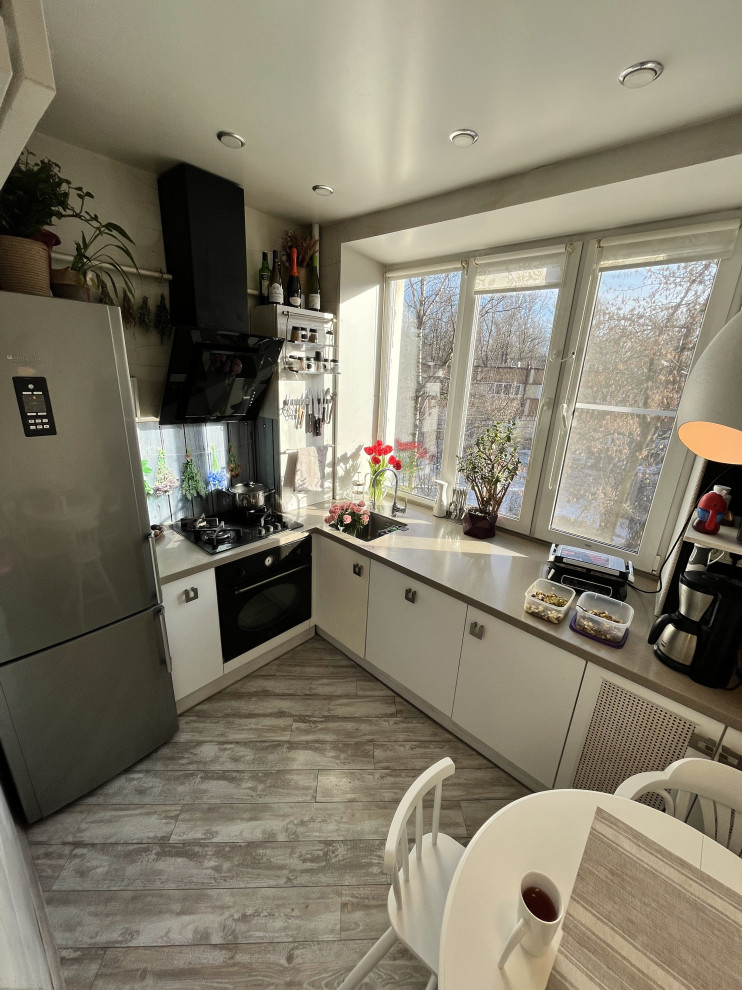 Уютная кухня 6 кв метров