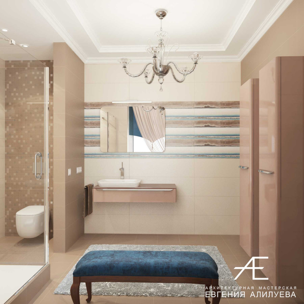 Санузел в доме в пос. Сосновка