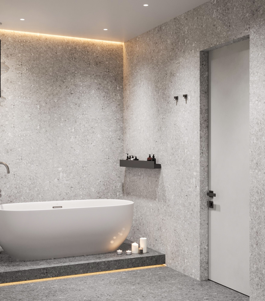 Дизайн-проект интерьера квартиры, Москва: ванная