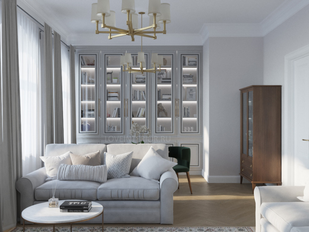 Квартира в доме, построенном в XIX веке в центре Москвы