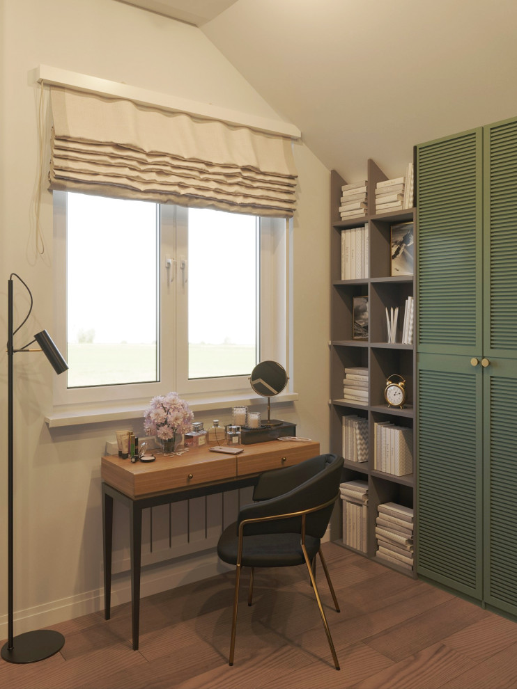 Проект спальни с выделенной гардеробной