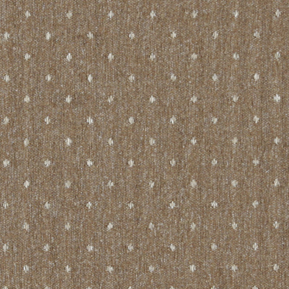 Light Brown And Beige, Dotted Country Style Upholstery Fabric By The