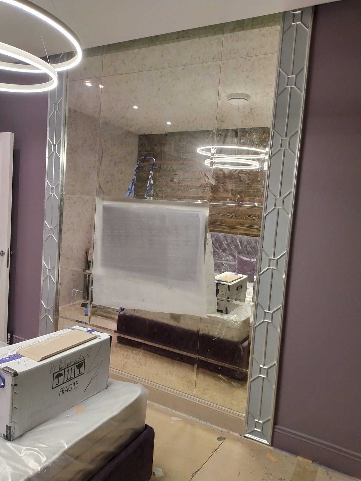 Пилястры серебро