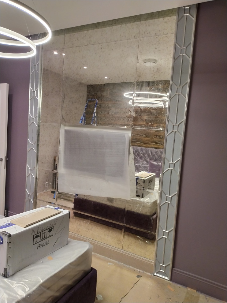 Пилястры серебро