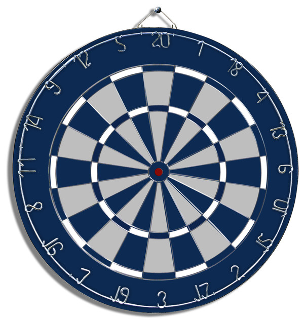 Cowboys Blue Dartboard Contemporary Darts And Dartboards by Darts
