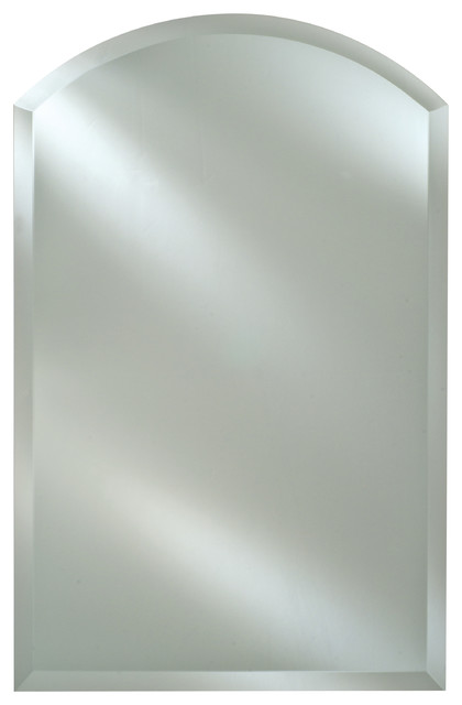 Afina Radiance Frameless Bevel Arch Top Mirrors, 20x35