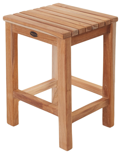 Teak Shower Bench SUN 12" (30 cm) Traditional Shower Benches