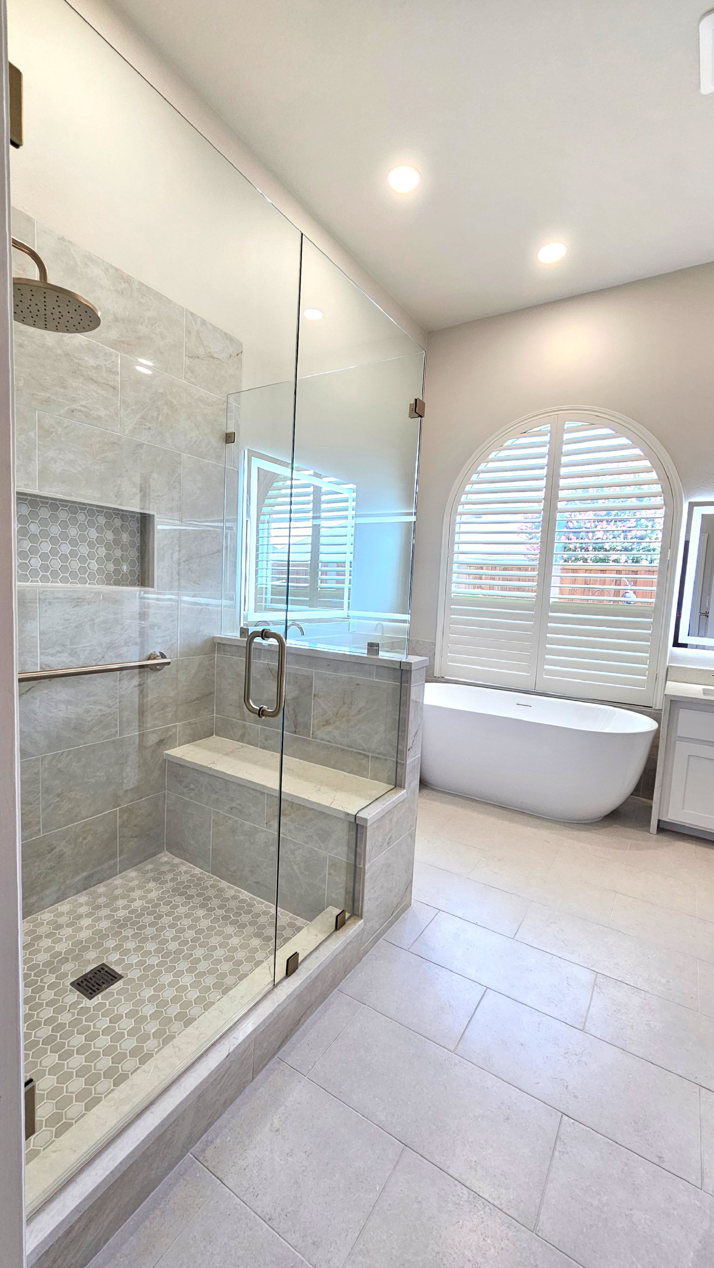 Plano TX - Mary Lew Full Master Bathroom Remodeling