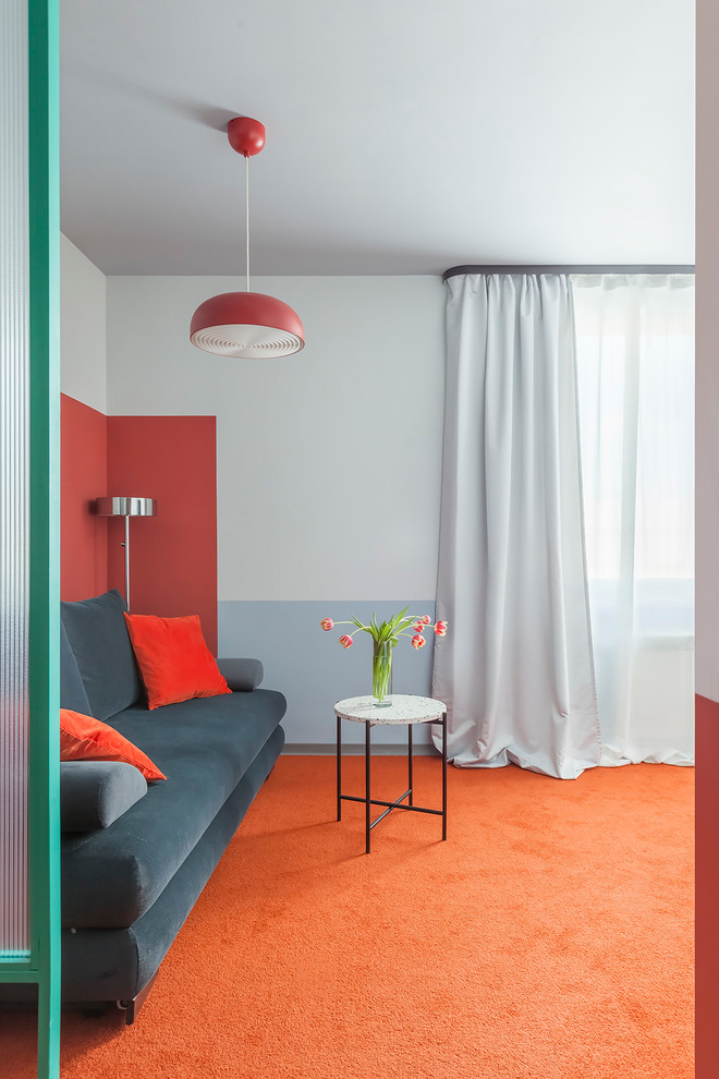 Красочные двухэтажные аппартаменты