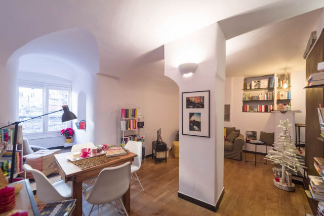 Appartamento bed & books | 70 MQ contemporary-vardagsrum