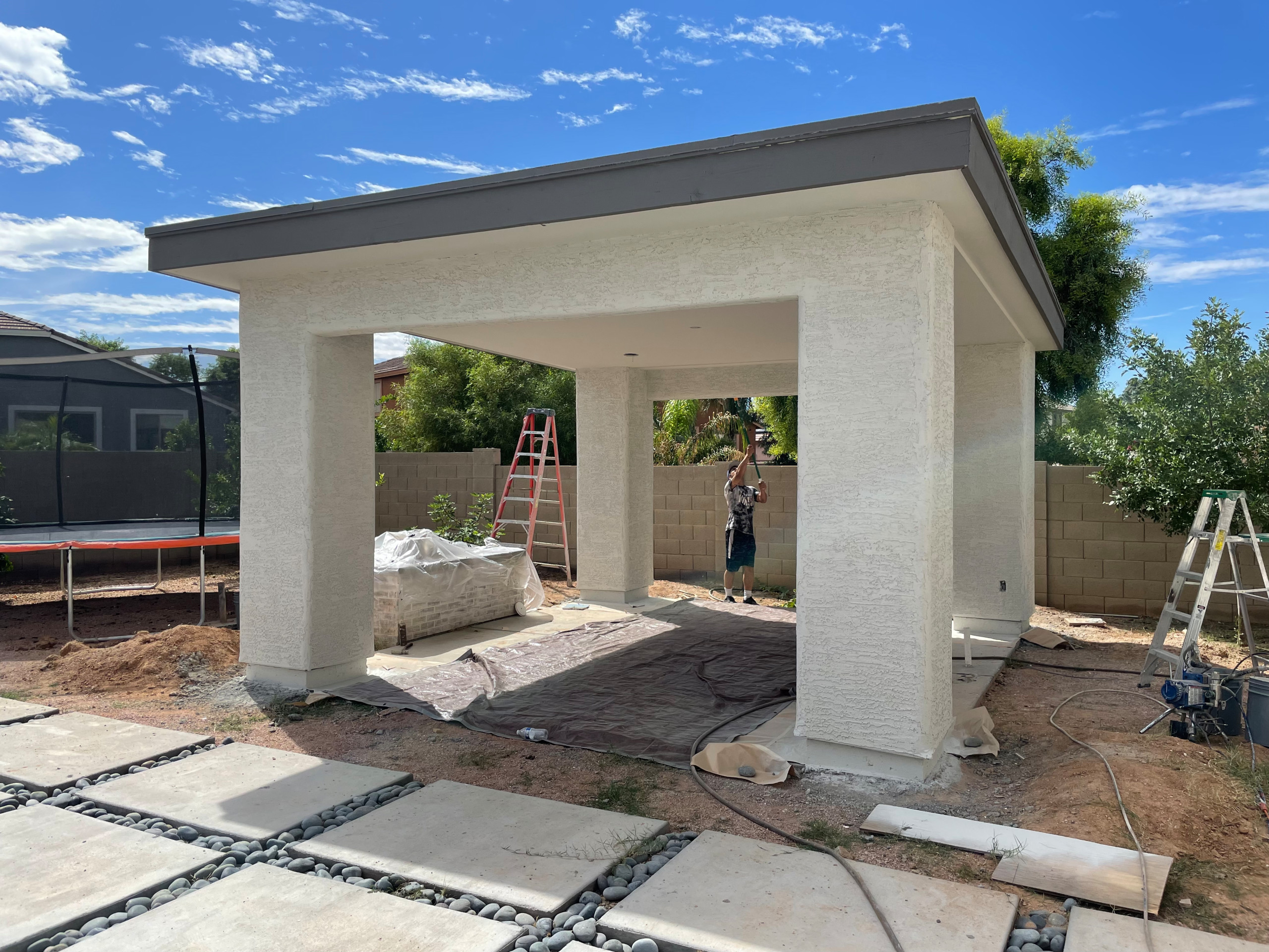 Outdoor Kitchen and Structures