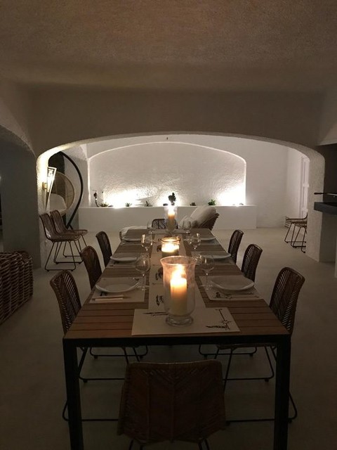 Villa Espagne contemporaneo-piscina