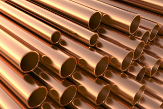 copper pipe art