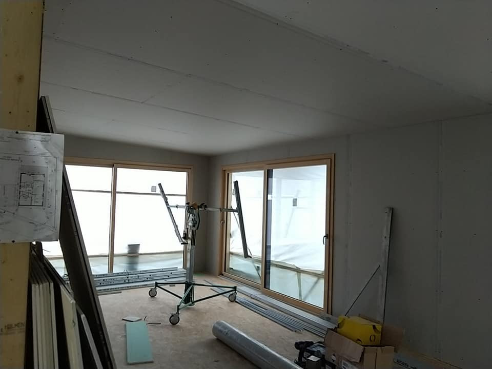 Construction de maison style moderne