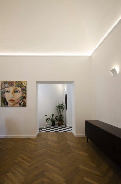 Casa per un'artista living-room