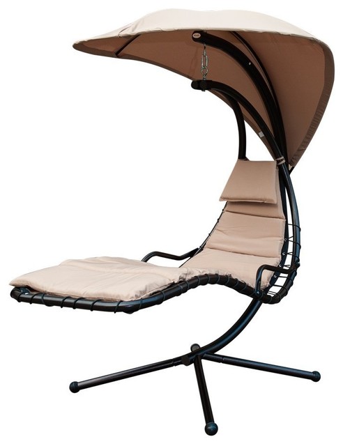 Sunlife Porch Swing Patio Hanging Chaise Sling Hammock Canopy Sunlife Porch Swing Patio Hanging Chaise Sling Hammock Canopy Lounger Chair