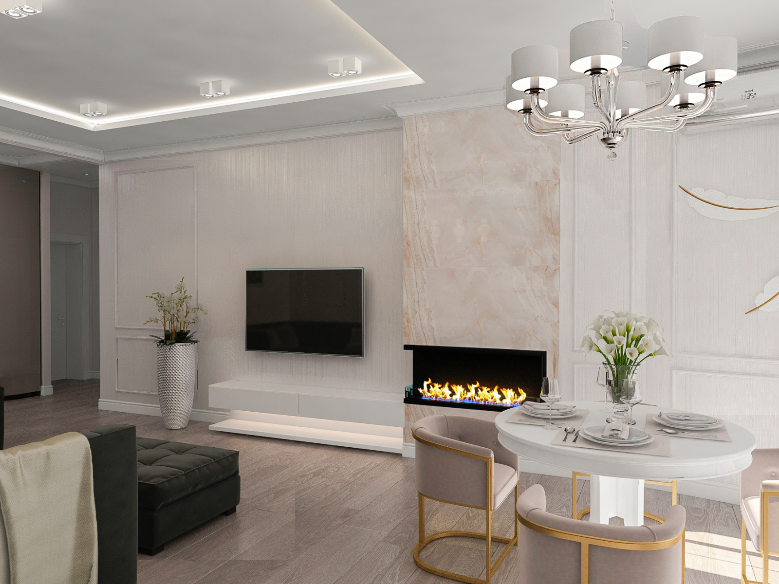 Проект трехкомнатной квартиры в г. Балаково, ул. Пр.Героев