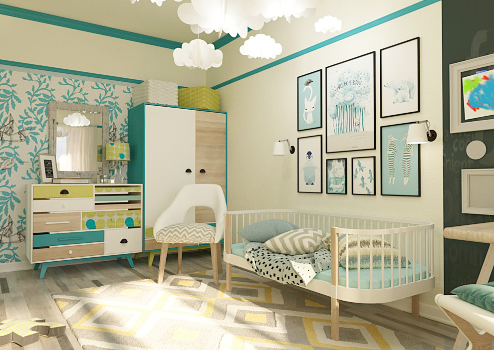 Дизайн детской комнаты в ЖК "Хан-Тенгри"