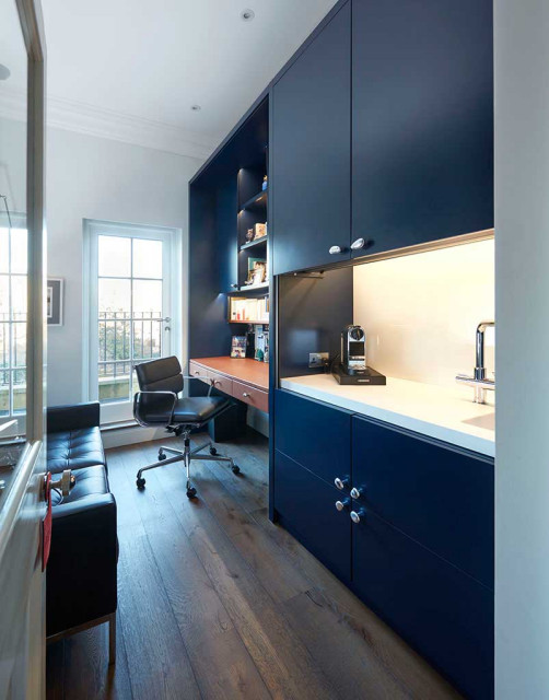 Cool Home Office Design Midcentury Home Office London by Idese