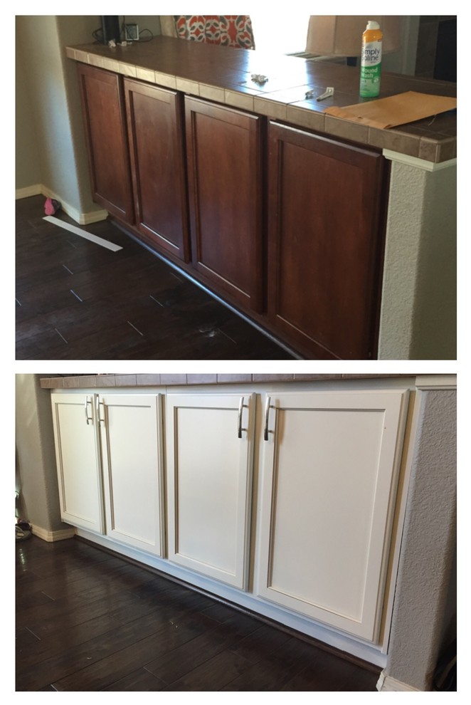 Inspiration for a transitional home design remodel in Denver