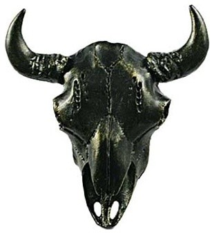 Sierra Lifestyles Buffalo Skull - Bronzed Black