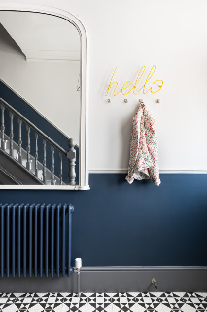 Victorian Wimbledon Home transitional-entry