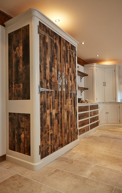 Painted and Reclaimed Kitchen traditional-kitchen