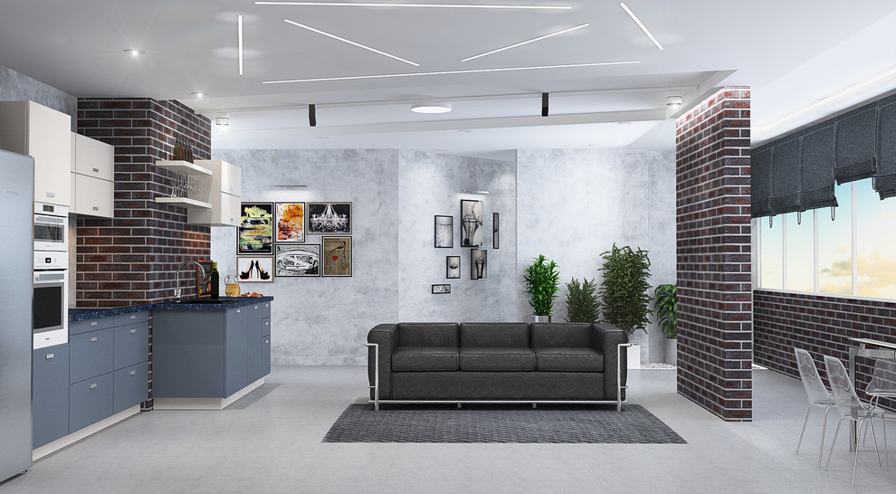 Квартира в стиле лофт