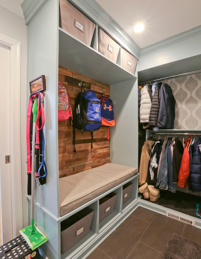 This is an example of a traditional mudroom in DC Metro.